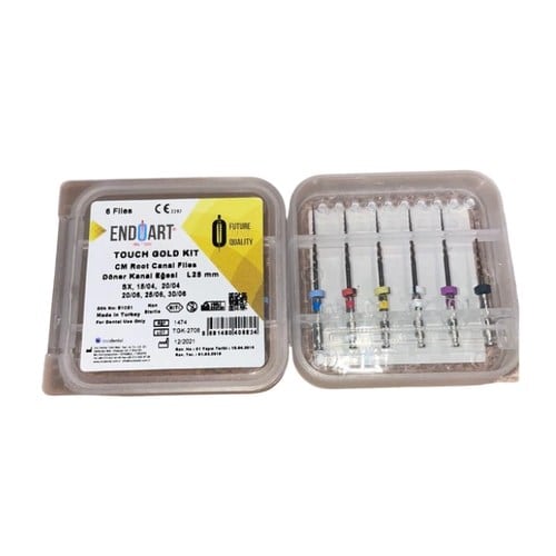 ENDOART Gold Rotary Nikel Titanyum Kanal Eğesi 25 mm