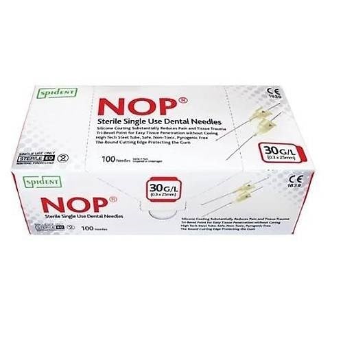 Spident Nop Karpül İğnesi 30 G S 0.3 X 16Mm 100 Adet