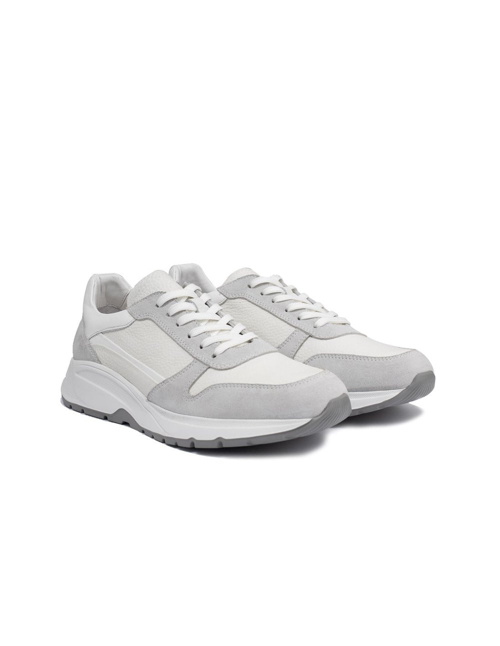 Beyaz Deri Erkek Sneaker Ayakkabı