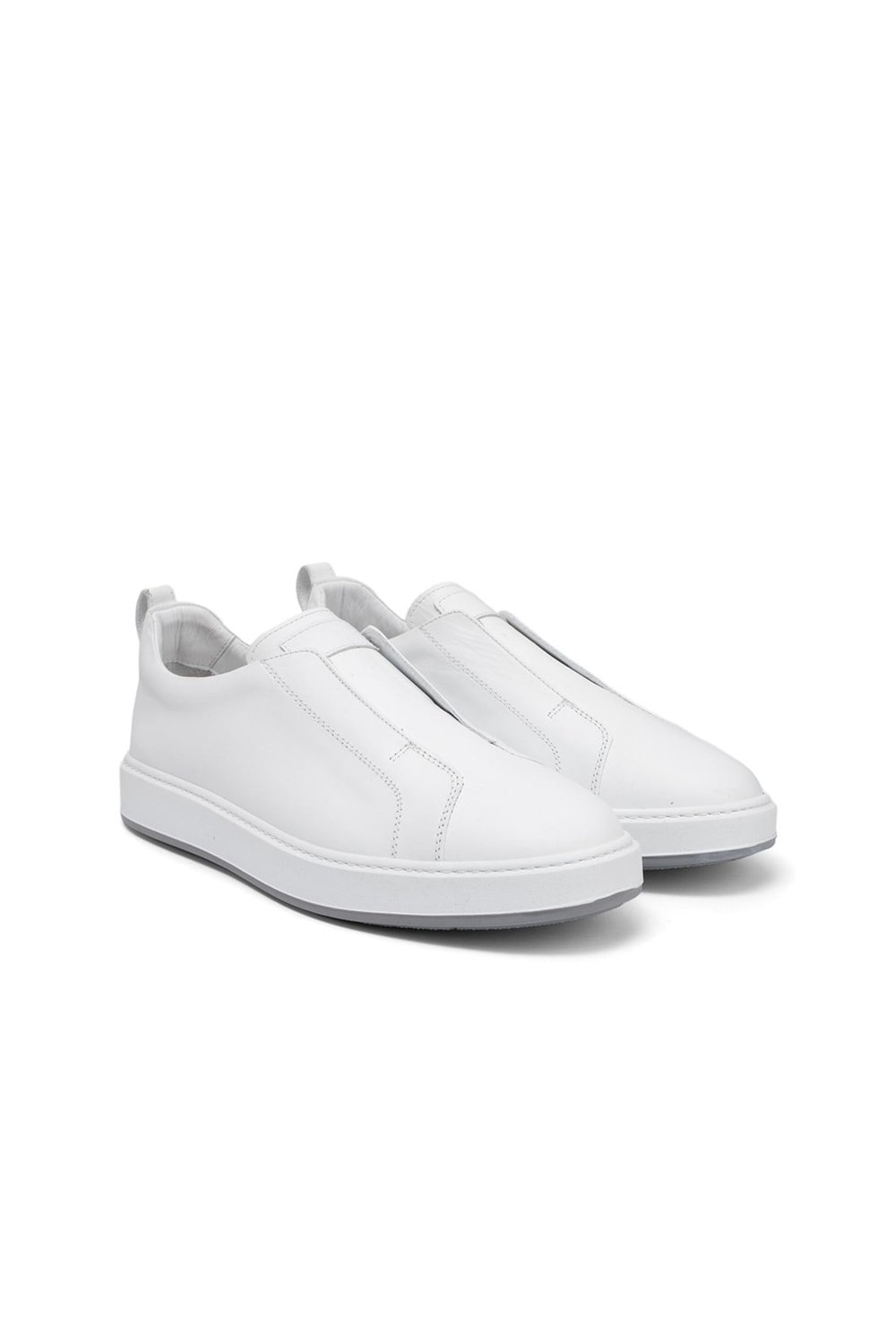 Erkek Sneaker Beyaz Deri Ayakkabı
