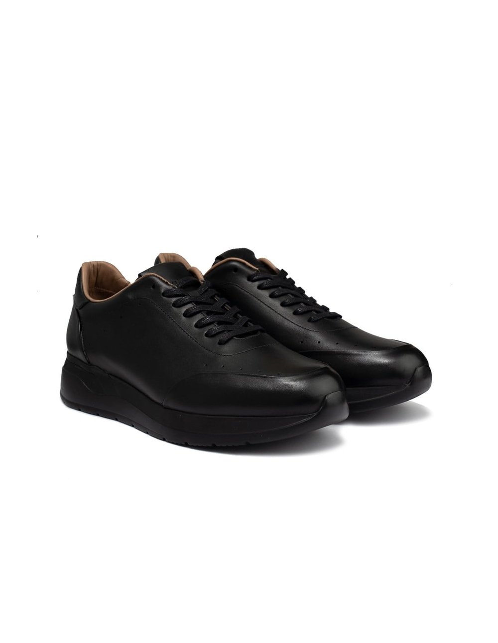Siyah Erkek Sneaker Deri Ayakkabı