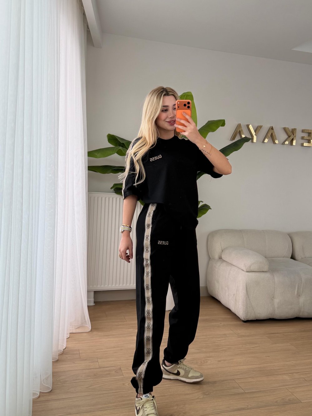 GİRL TİŞÖRT TAKIM SİYAH