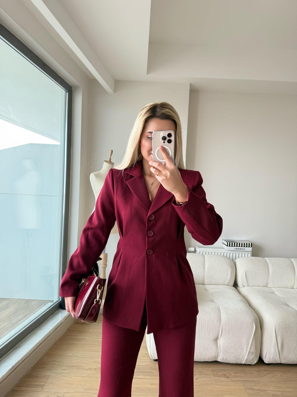 Klasik takım bordo