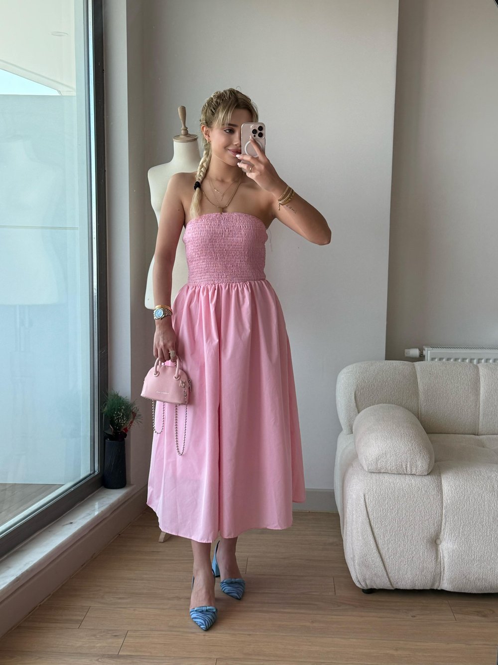 Prenses elbise pembe