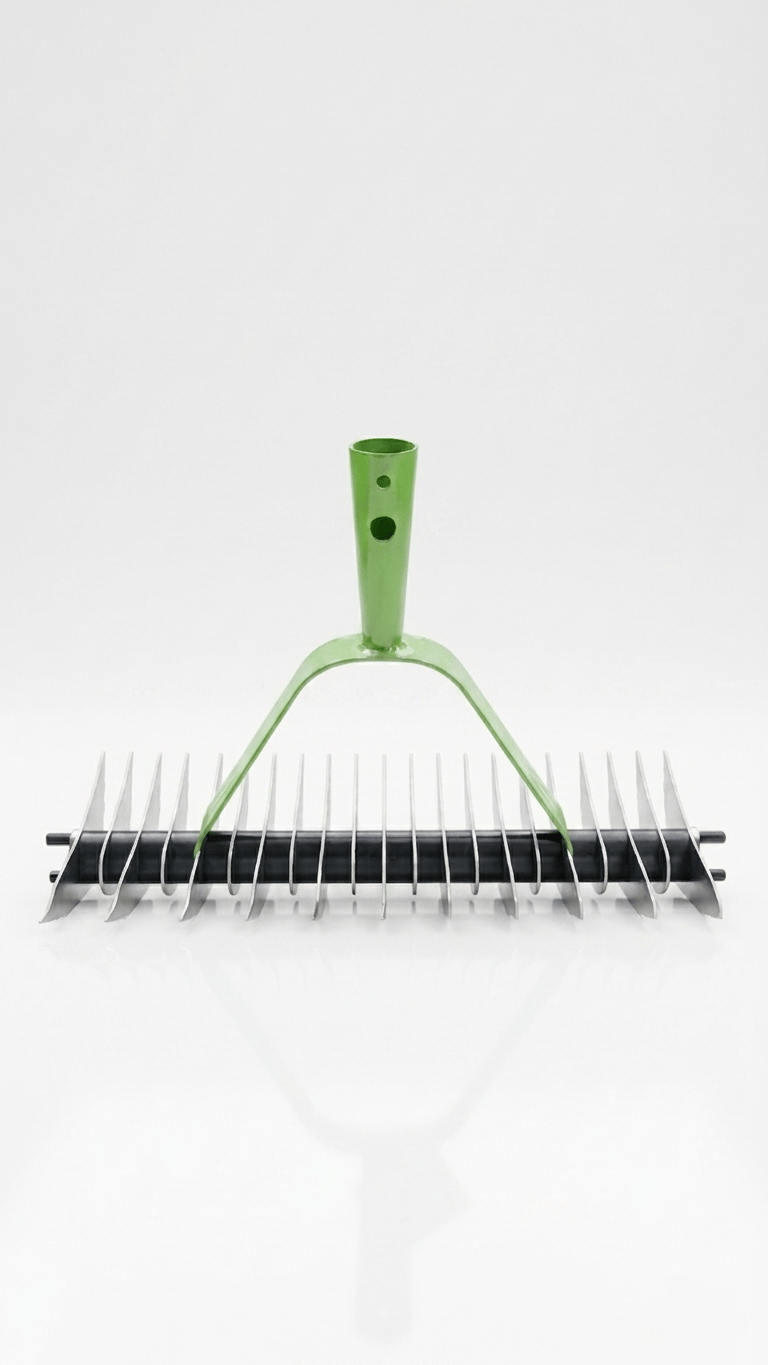 GARDENER 10810 ÇİFT YÖNLÜ ÇİM KÖK HAVALANDIRMA TIRMIĞI AHŞAP SAPLI