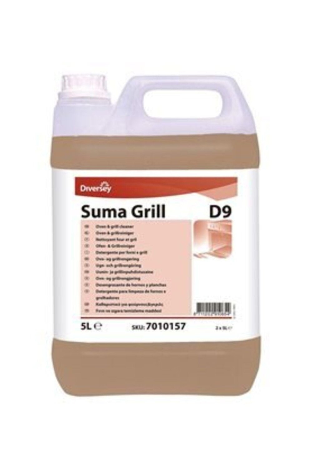 Suma Grill D9 Ağır Yağ Çözücü Fırın Temizleme Maddesi 5 L