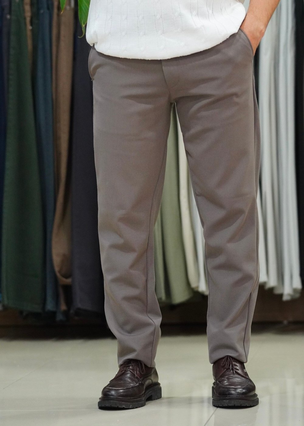 CAMEL RENK KUMAŞ PANTOLON 