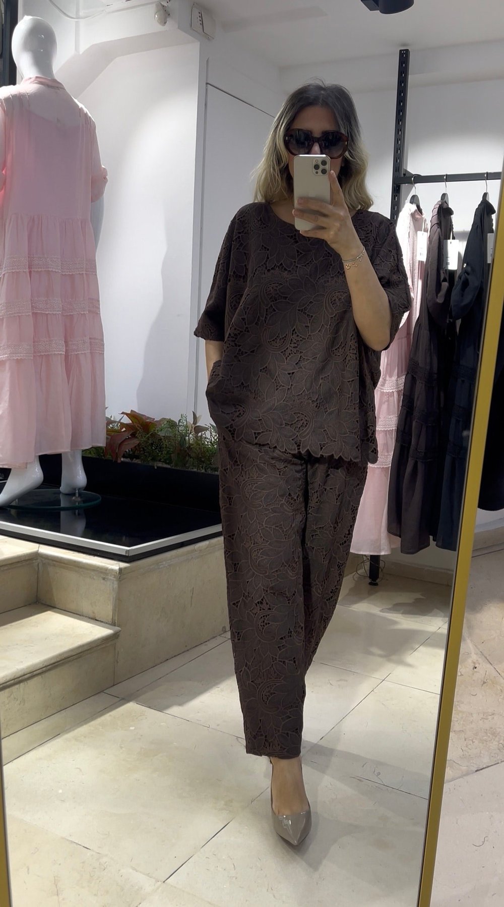 Bella Güpür Oversize Takım