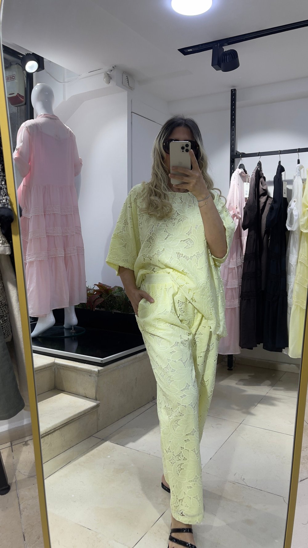 Bella Güpür Oversize Takım