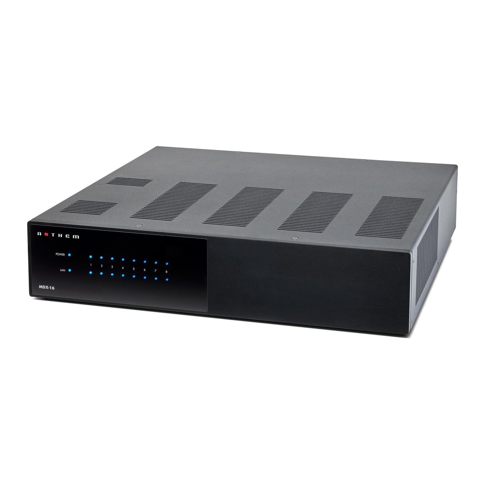 Anthem MDX-16 16 Kanal 8 Bölgeli Matrix Multiroom Amfi Siyah