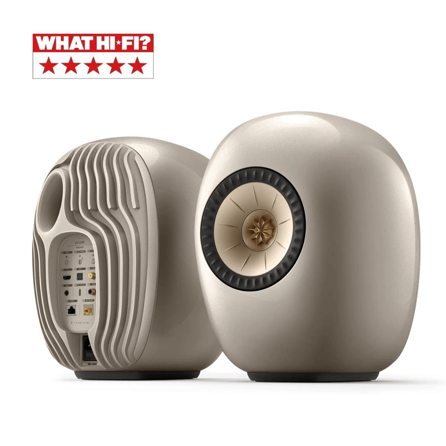 KEF LS LUXE Kablosuz Aktif Hi-Fi Hoparlör Bej