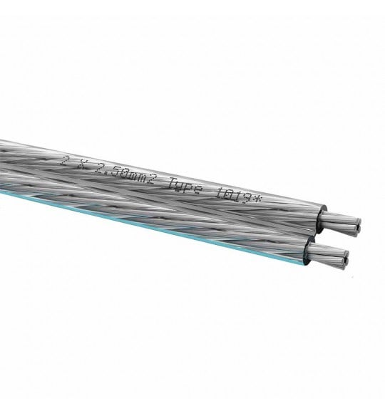 Oehlbach D1C1019 Silverline 25 2x2,50mm² Hoparlör Kablosu - 1 Metre