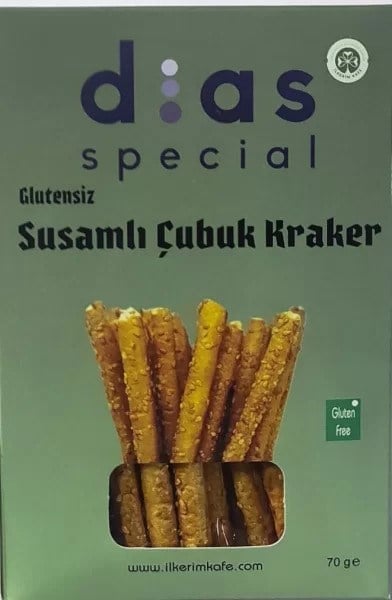 Dias Special Glutensiz Susamlı Çubuk Kraker 70 Gram