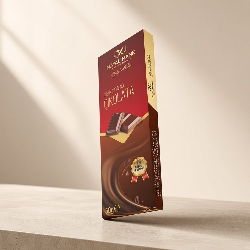 Düşük Proteinli Tablet Çikolata 50 g