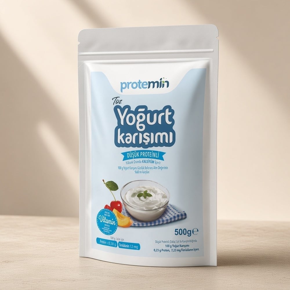 Protemin Düşük Proteinli Toz Yoğurt Karışımı 500 gr