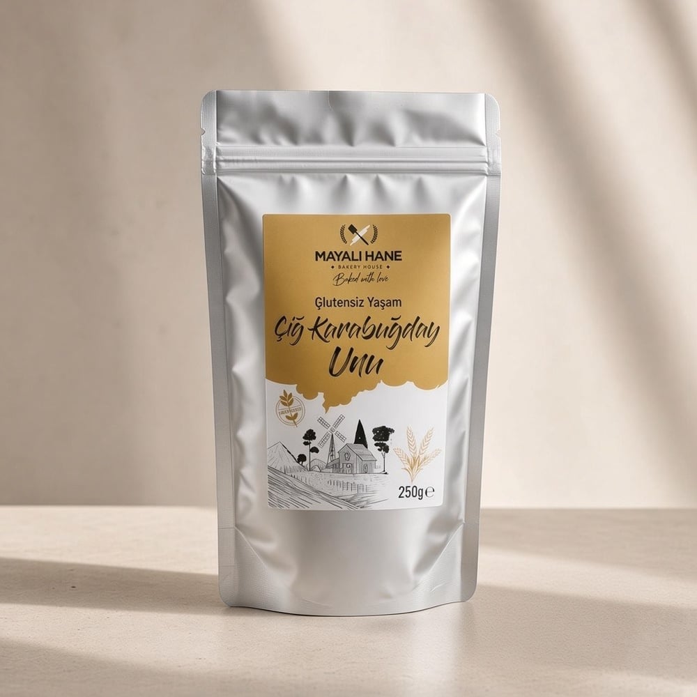 Mayalı Hane Glutensiz Çiğ Karabuğday Unu 250 gr