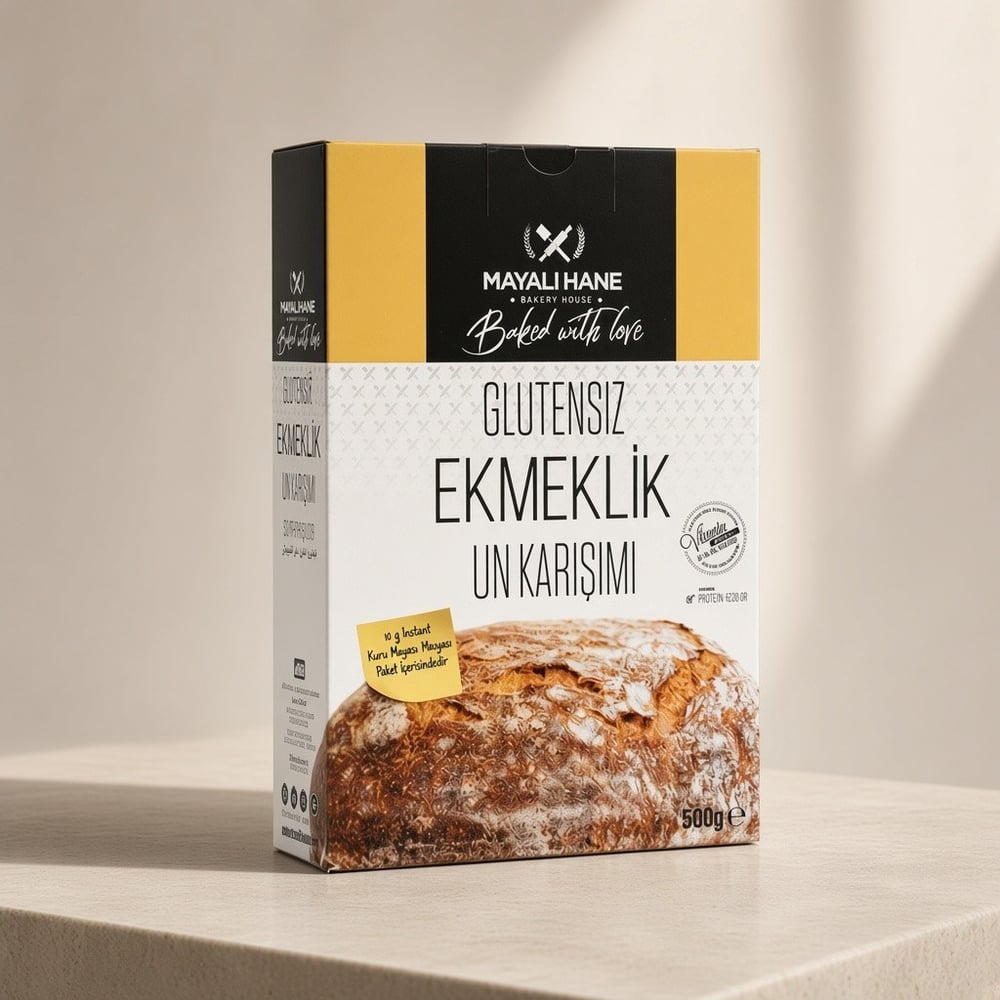 Mayalı Hane Glutensiz Ekmeklik Un Karışımı 500 gr
