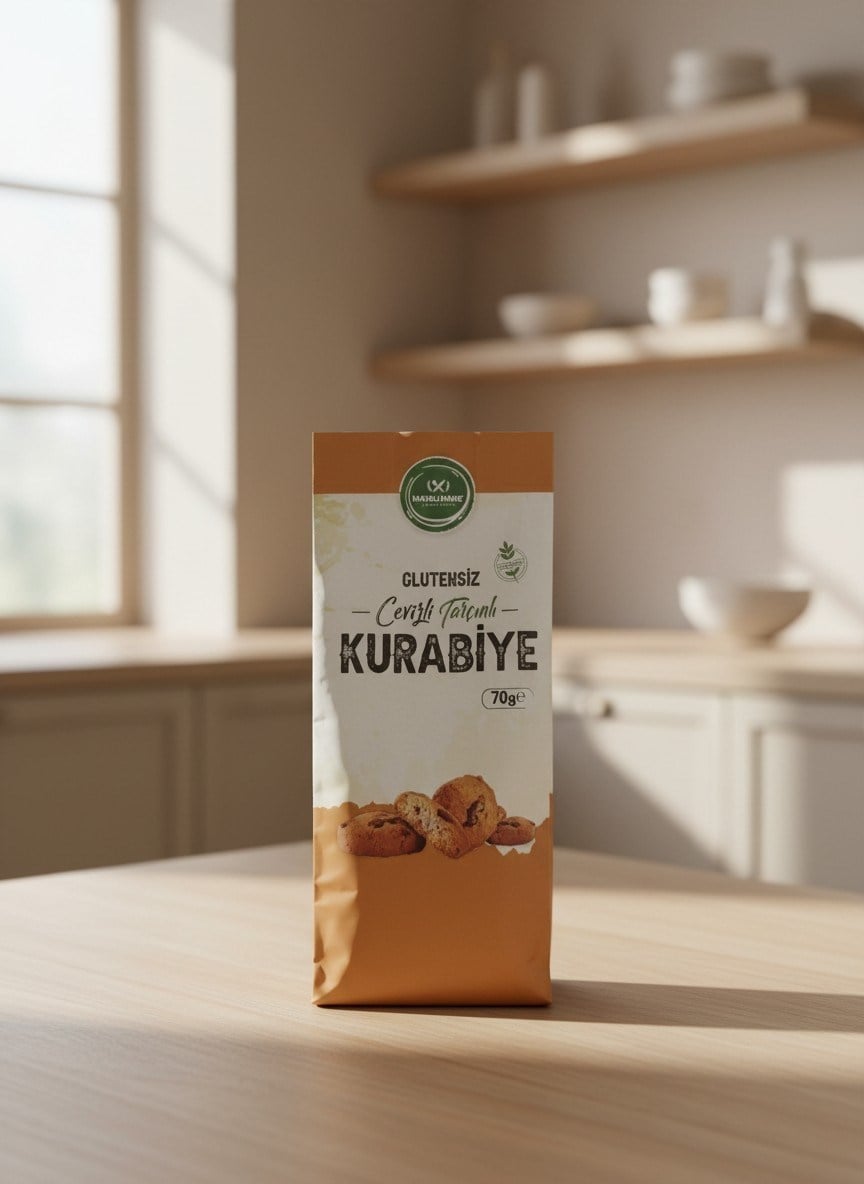 Mayalı Hane Glutensiz Cevizli Tarçınlı Kurabiye 70 gr