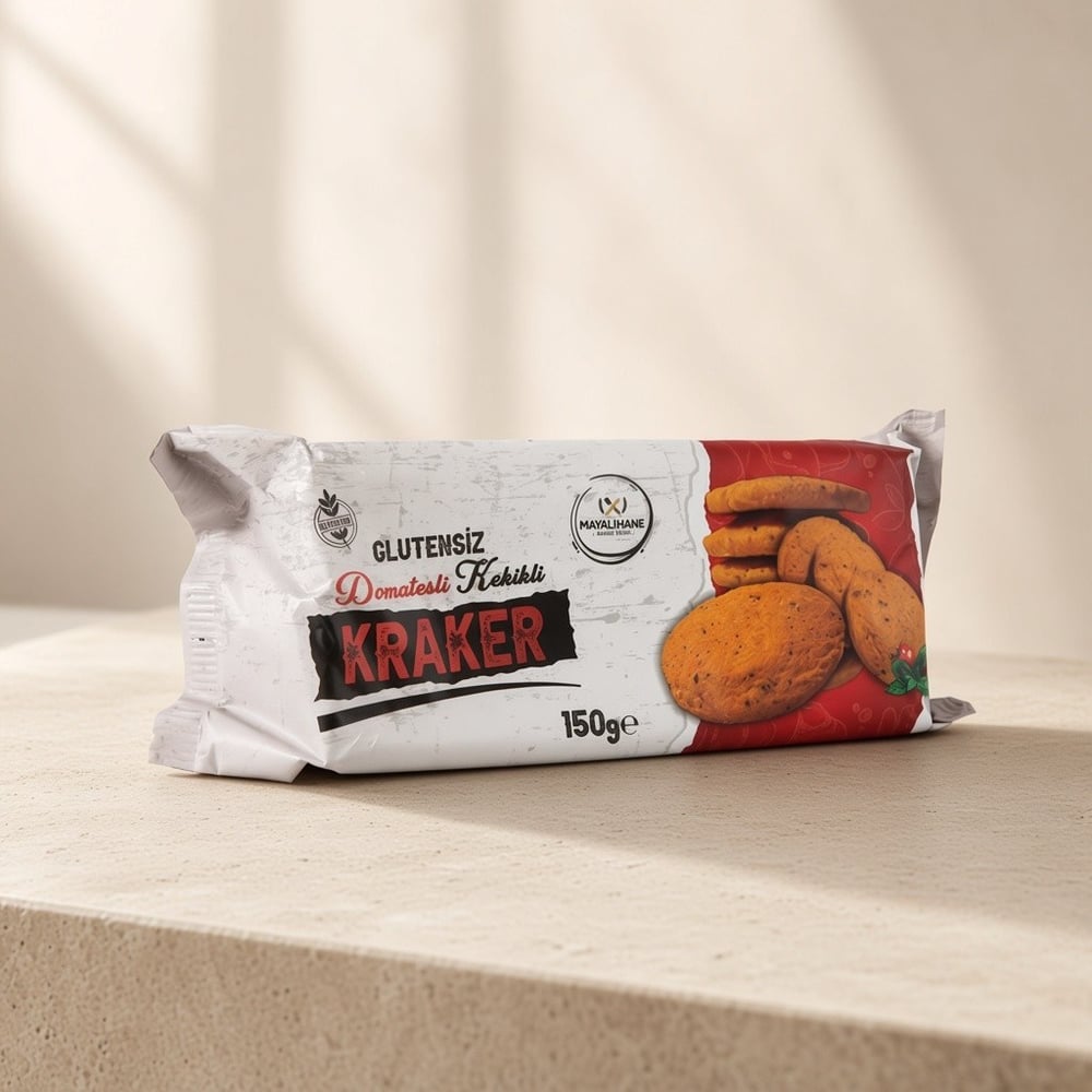 Mayalı Hane Glutensiz Domatesli Kekikli Kraker 150 gr