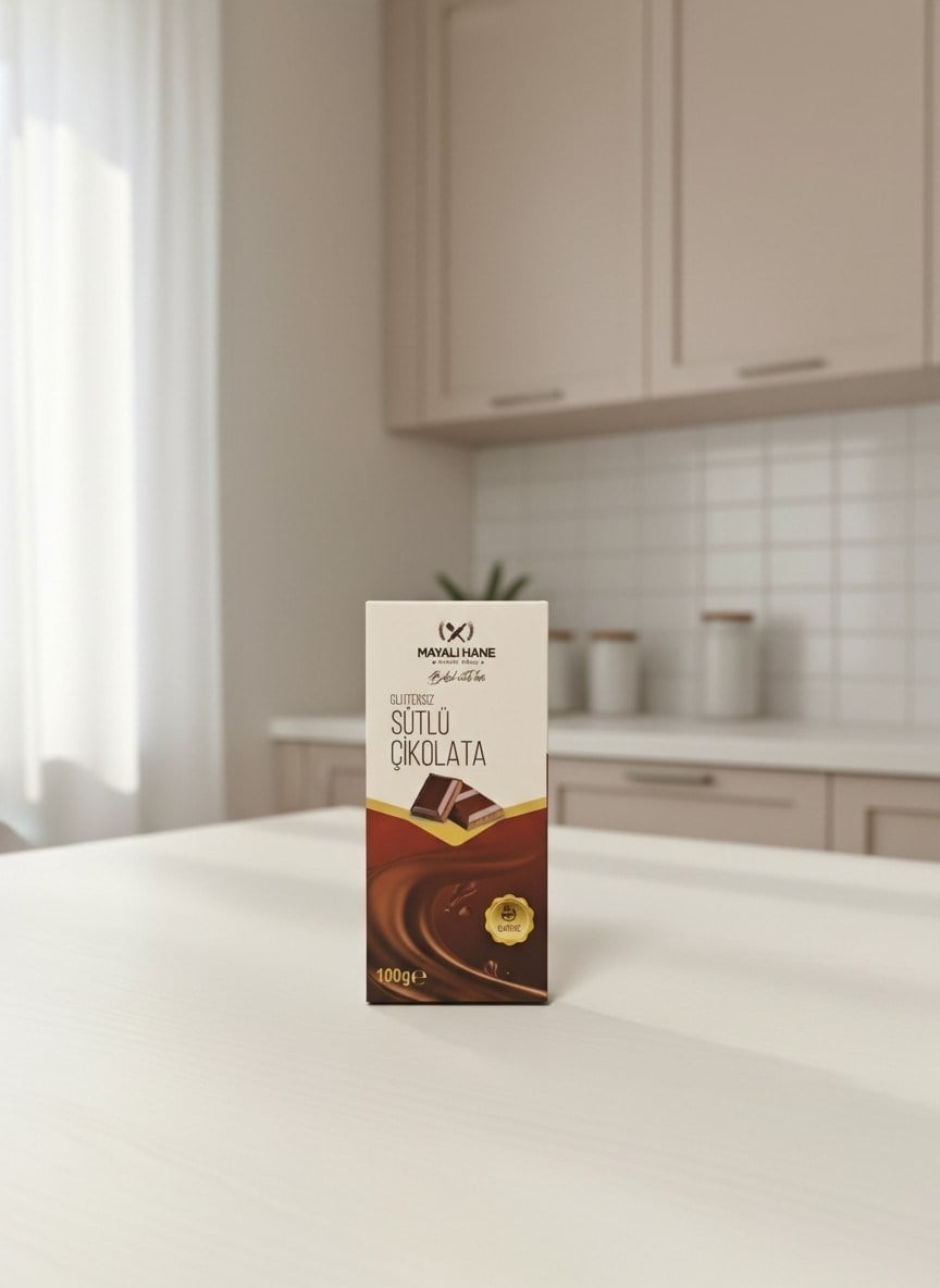Glutensiz Tablet Çikolata 100 g