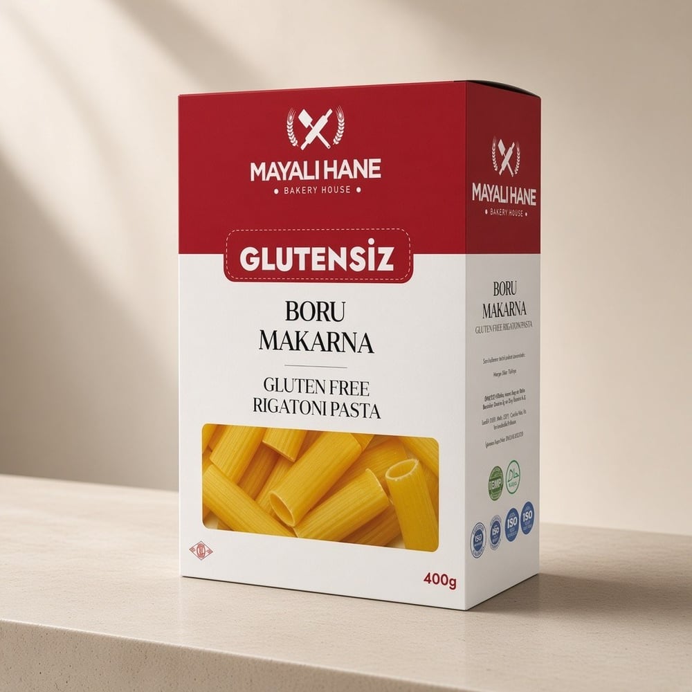 Mayalı Hane Glutensiz Boru Makarna 400 gr