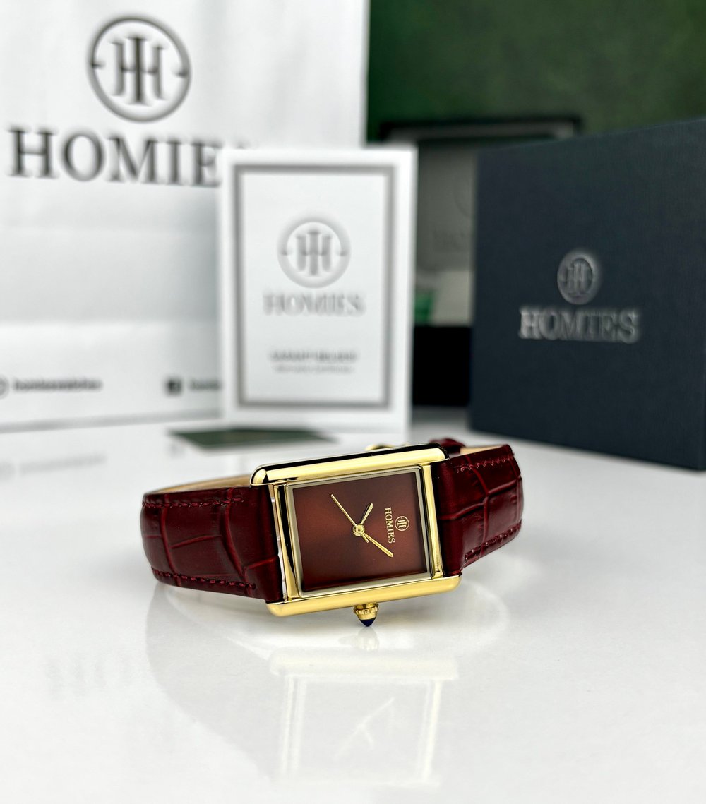 HOMİES HM28504S01-3 UNISEX BORDO KOL SAATİ