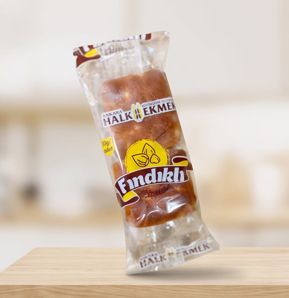 FINDIKLI EKMEK 2. Lİ PAKET 60 GR