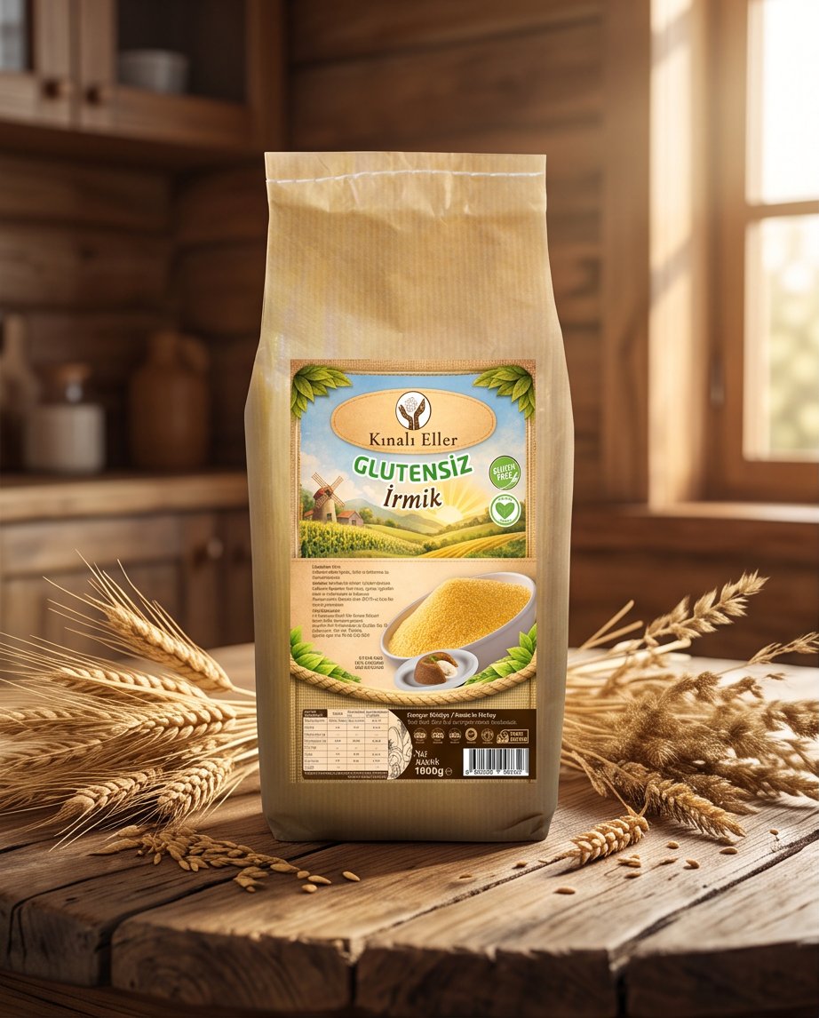 KINALIELLER KOOP. GLUTENSİZ İRMİK 1000 G