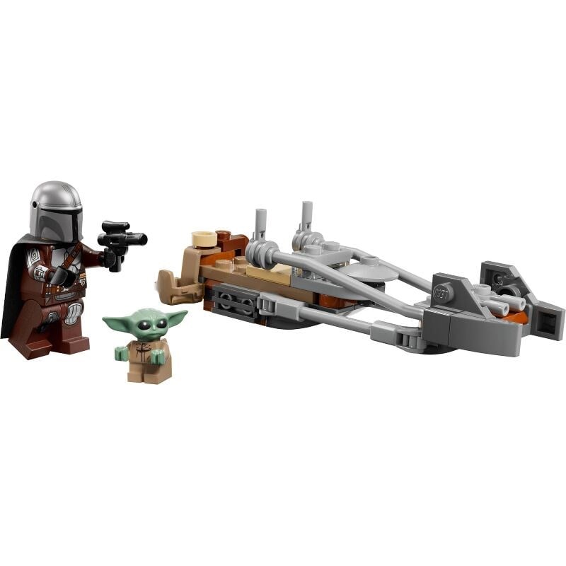 ADOL-LSW75436 MANDALORIAN VE GROGU MOTOSIKLETI 4