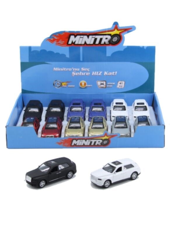 BIR-FY6258-12D 1:36 METAL CEKBIRAK SESLI ISIKLI JEEP 144