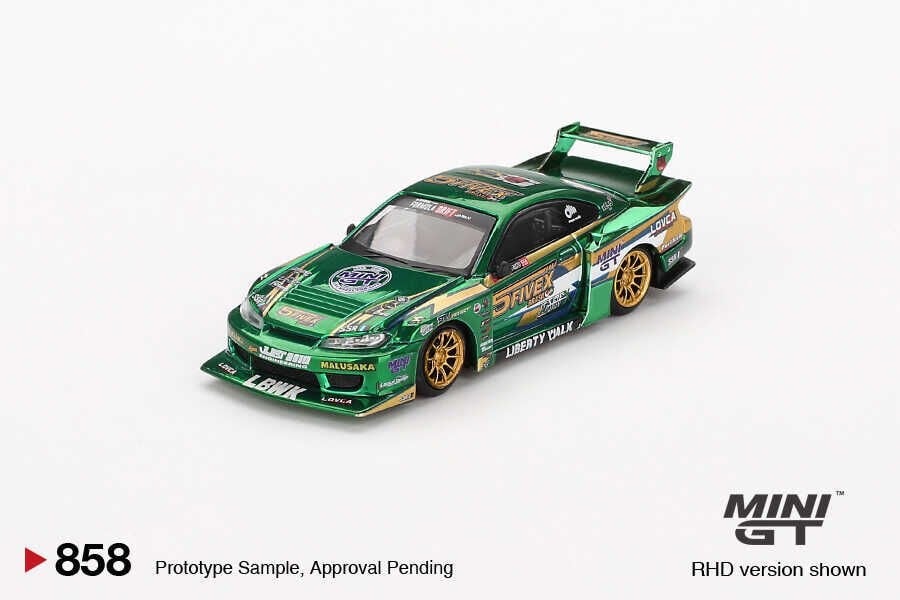 EKC-MGT00858-BL MINI GT 1/64 NISSAN LB SUPER SILHOUETTE S15 SI 24
