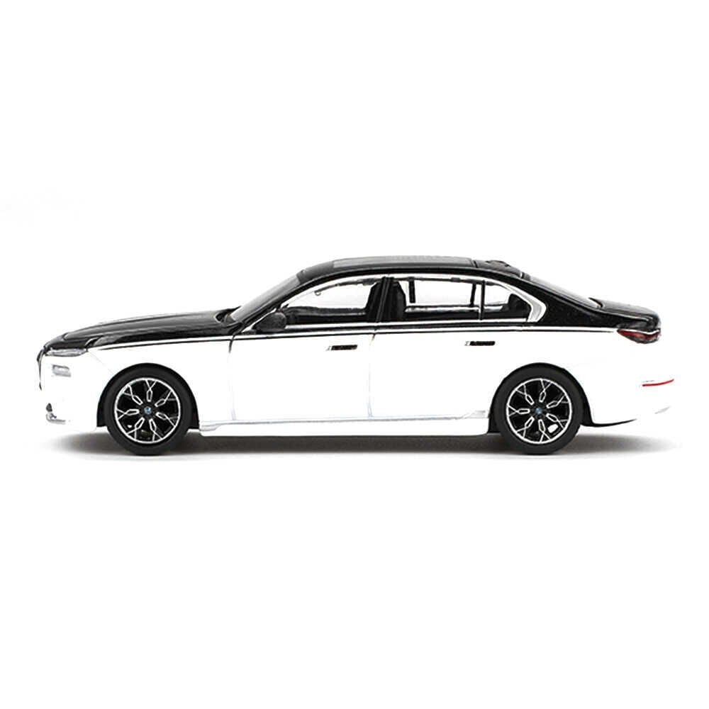 EKC-MGT00959-BL MINI GT 1/64 BMW I7 XDRIVE60 ALPINE WHITE / BL 24