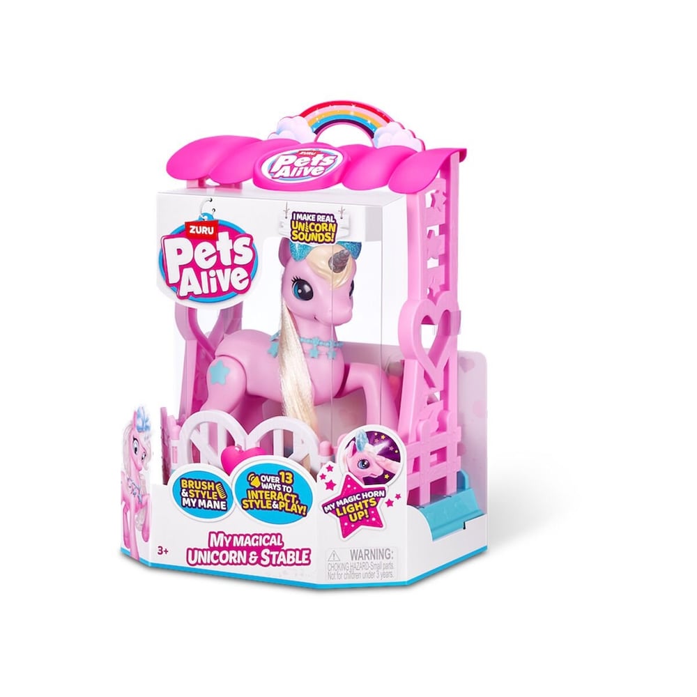 GPH-PEL02000-9545 PETS ALIVE UNICORN OYN SET 6