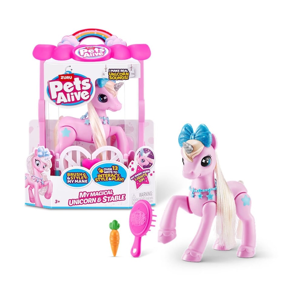 GPH-PEL02000-9545 PETS ALIVE UNICORN OYN SET 6