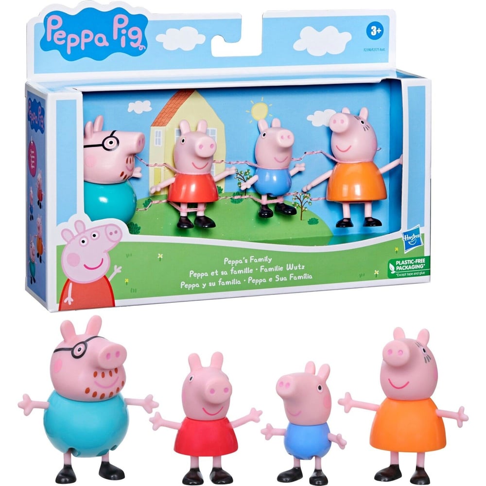 INT-F2171 PEPPA PIG VE AILESI DORTLU FIGUR SETI 4