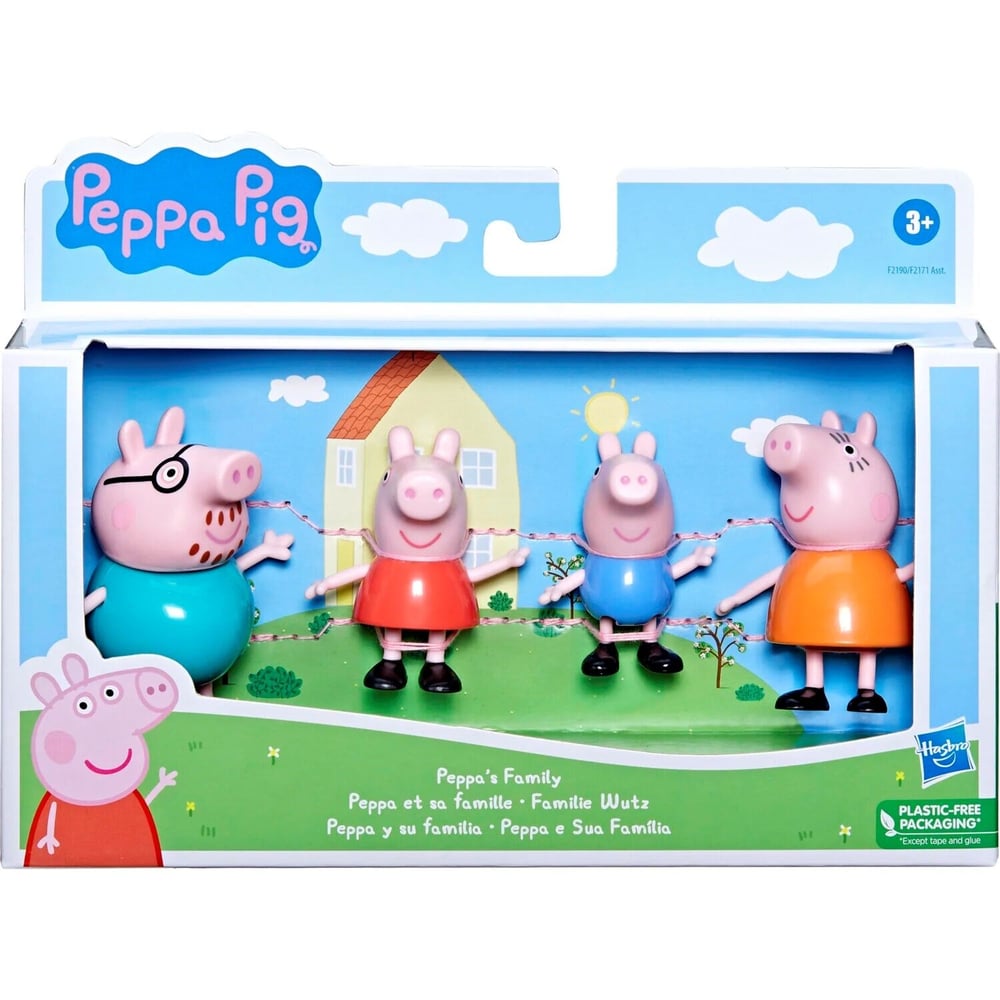 INT-F2171 PEPPA PIG VE AILESI DORTLU FIGUR SETI 4