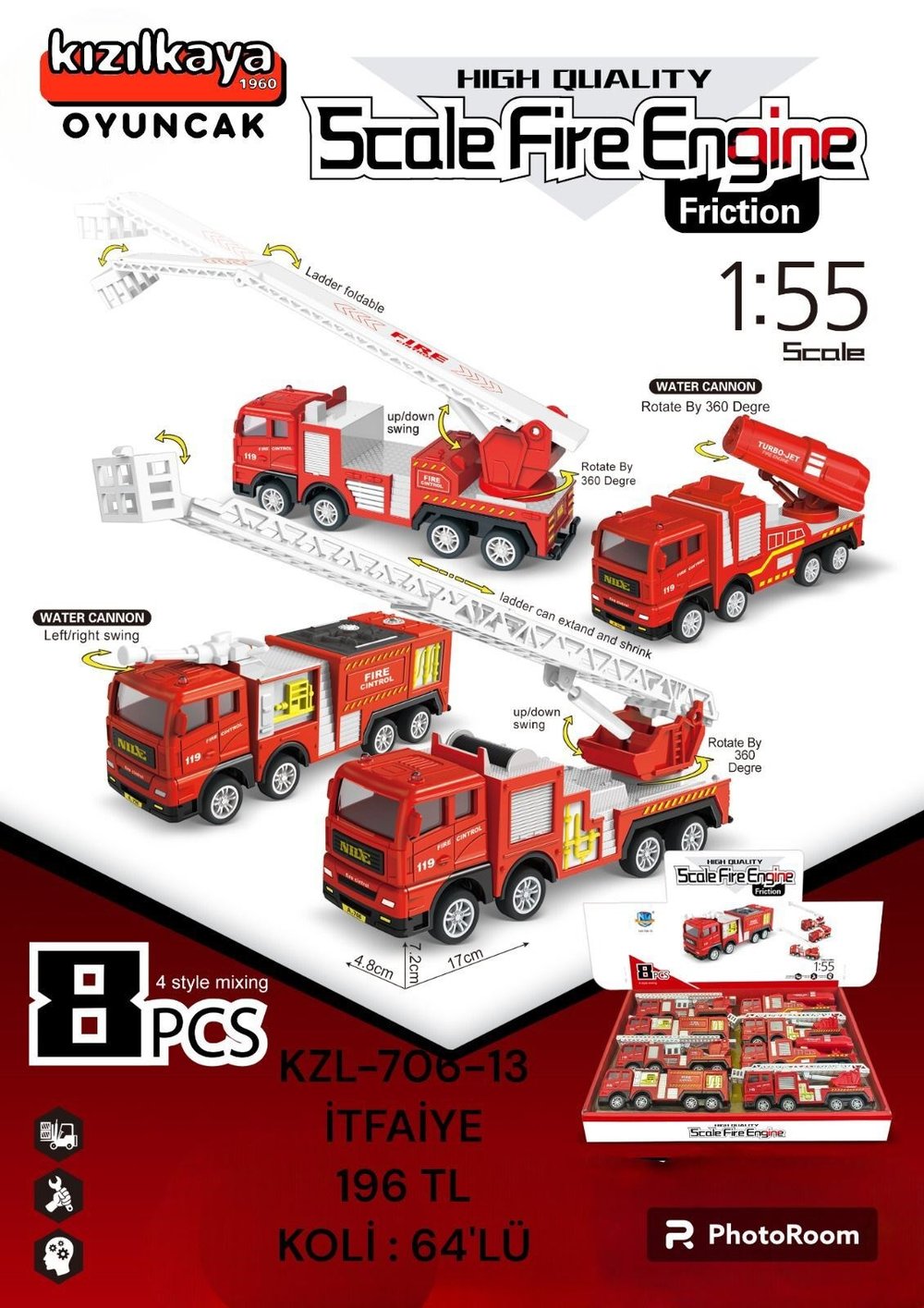 KZL-706-13 ITFAIYE SURTMELI 4 ASS 96-64
