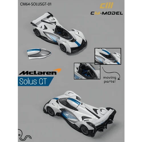 KZL-CM64-SOLUSGT-01 1:64 DIEC.MCLAREN SOLUS GT  48