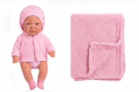 KZL-GLB100095-P 40 CM YENI DOGAN ET BEBEK PEMBE 12-6