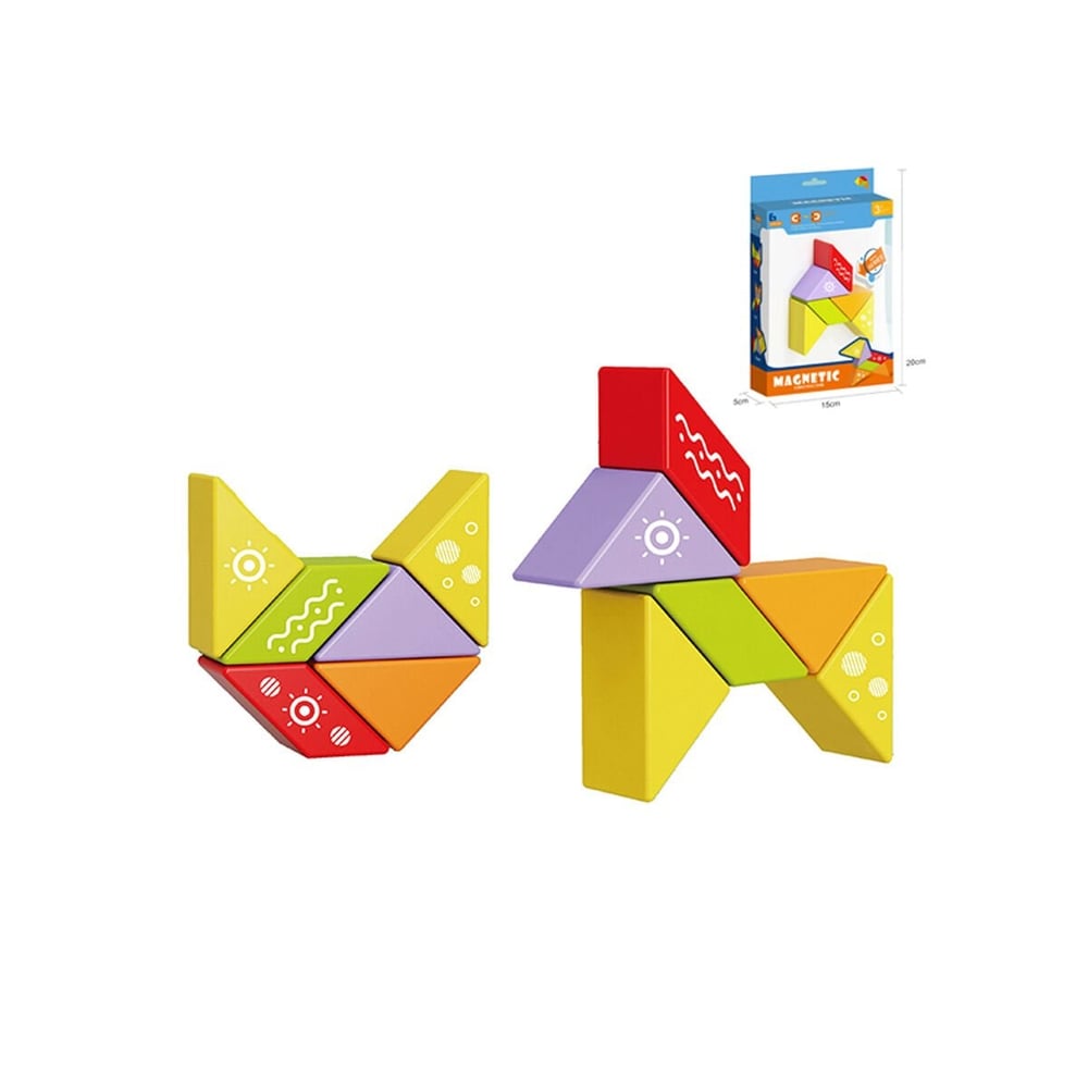 KZL-HD373A EGITICI MANYETIK BLOKLAR 6PCS 96