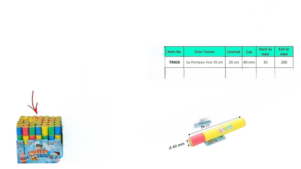KZL-TR426 MAKARNALI 26CM SU POMPASI STAND 35 K  280