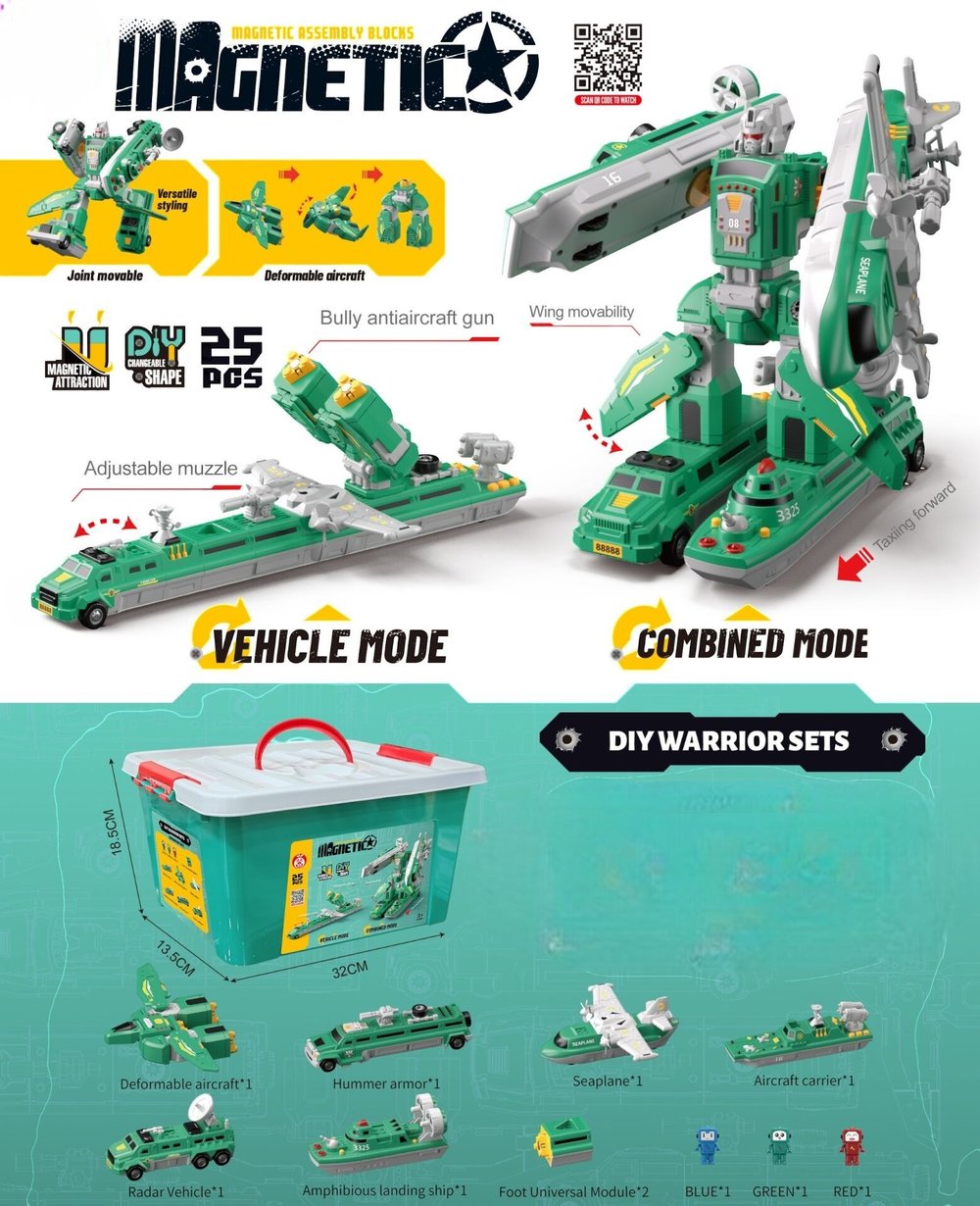KZL-XH8695 MIKNATISLI SAVAS SET KUTULU 12