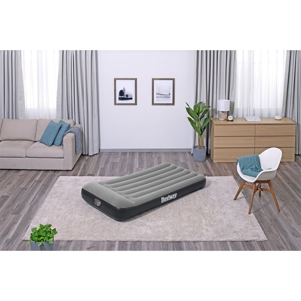 KZLD-BW67556 EV YATAK SIYAH+POMPALI 188X99X30CM 3
