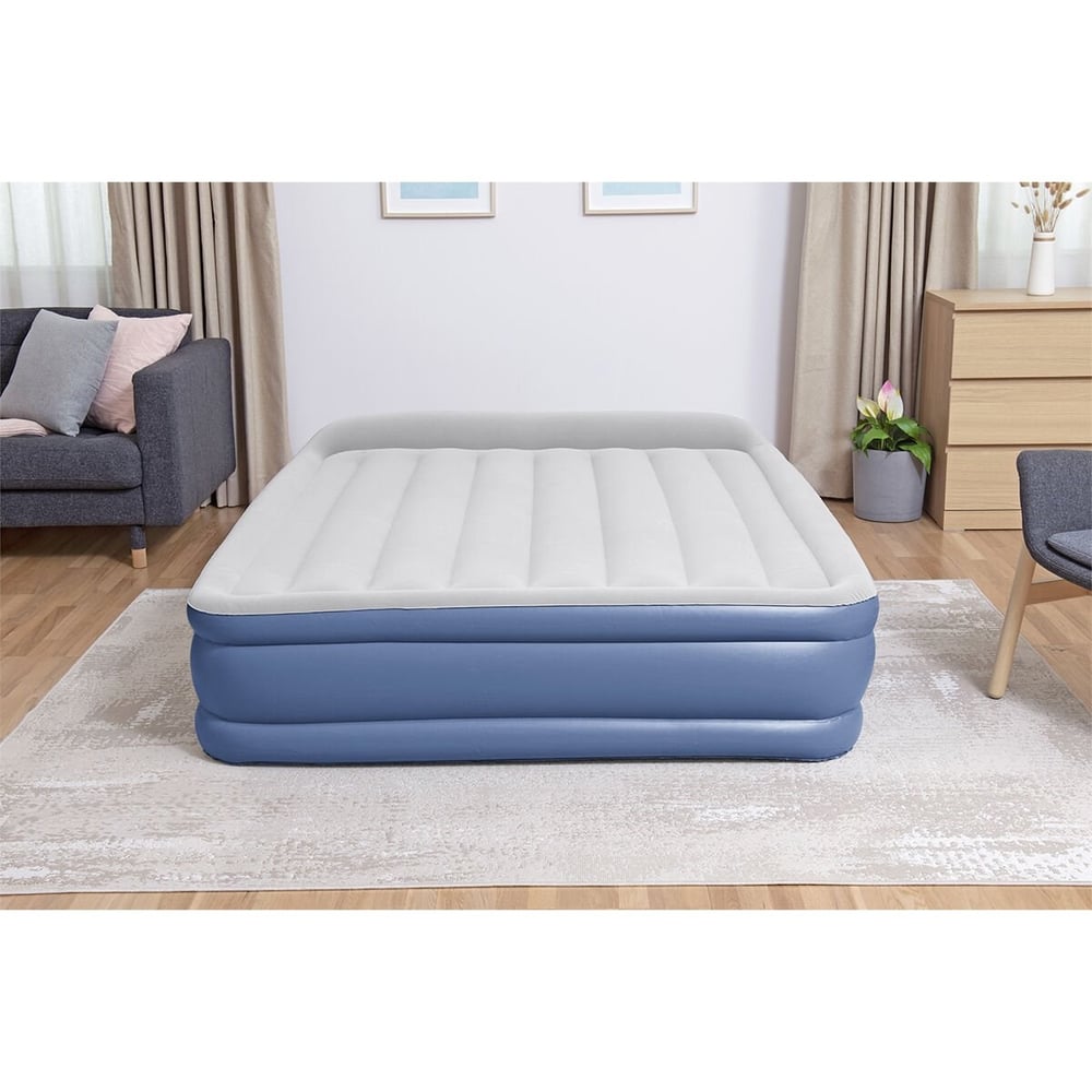 KZLD-BW67630 EV YATAK GRI 203X152CM+POMPALI 2