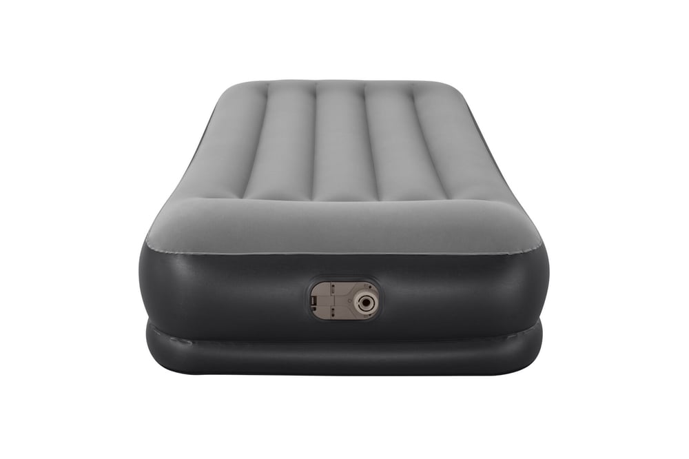 KZLD-BW67723 EV YATAK FLOK GRI 191X97CM+POMPALI 2