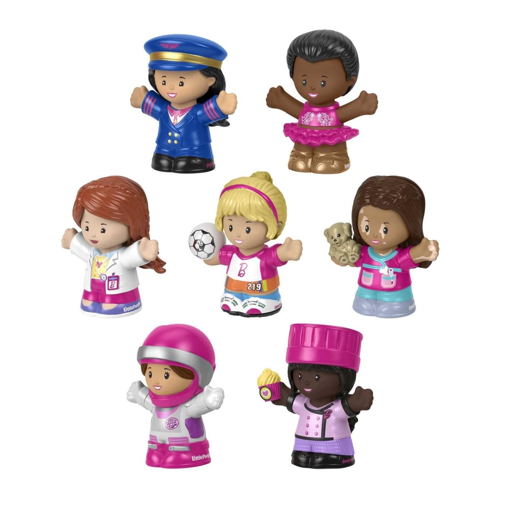 MATE-HCF58 LITTLE PEOPLE BARBIE FIGURLERI 4
