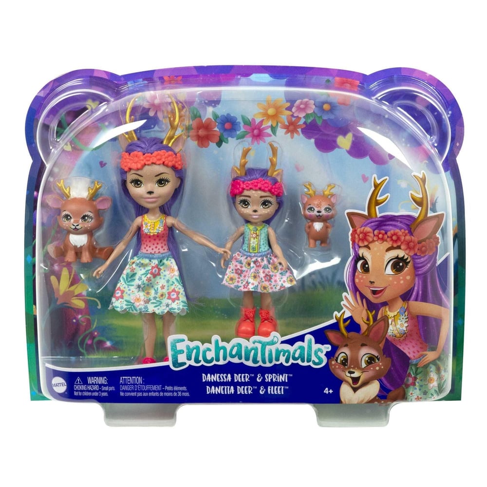 MATE-HCF79 ENCHANTIMALS KIZ KARDES BEBEKLER 5