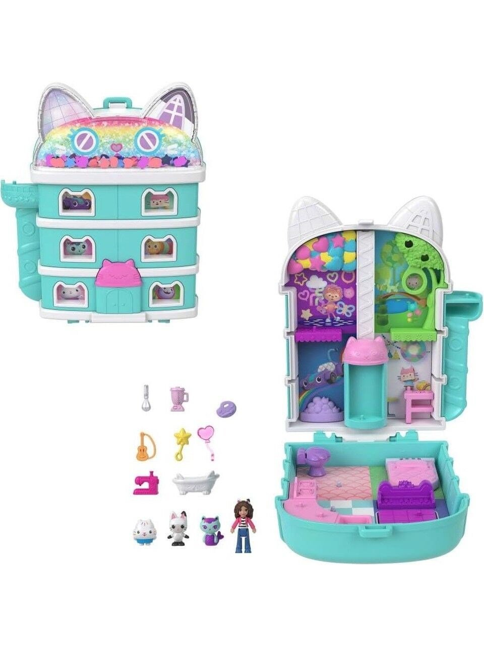 MATE-JFV02 PP POLYPOCKET GABBY NIN OYUNCAK BEBEK EVI 4