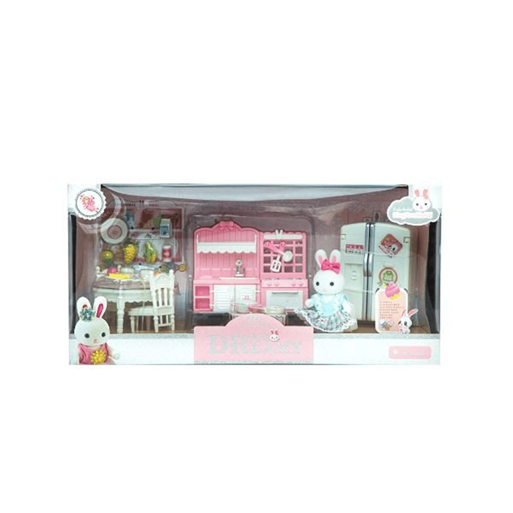 MEGA-06617 MINI TAVSAN BUYUK MUTFAK SET 12