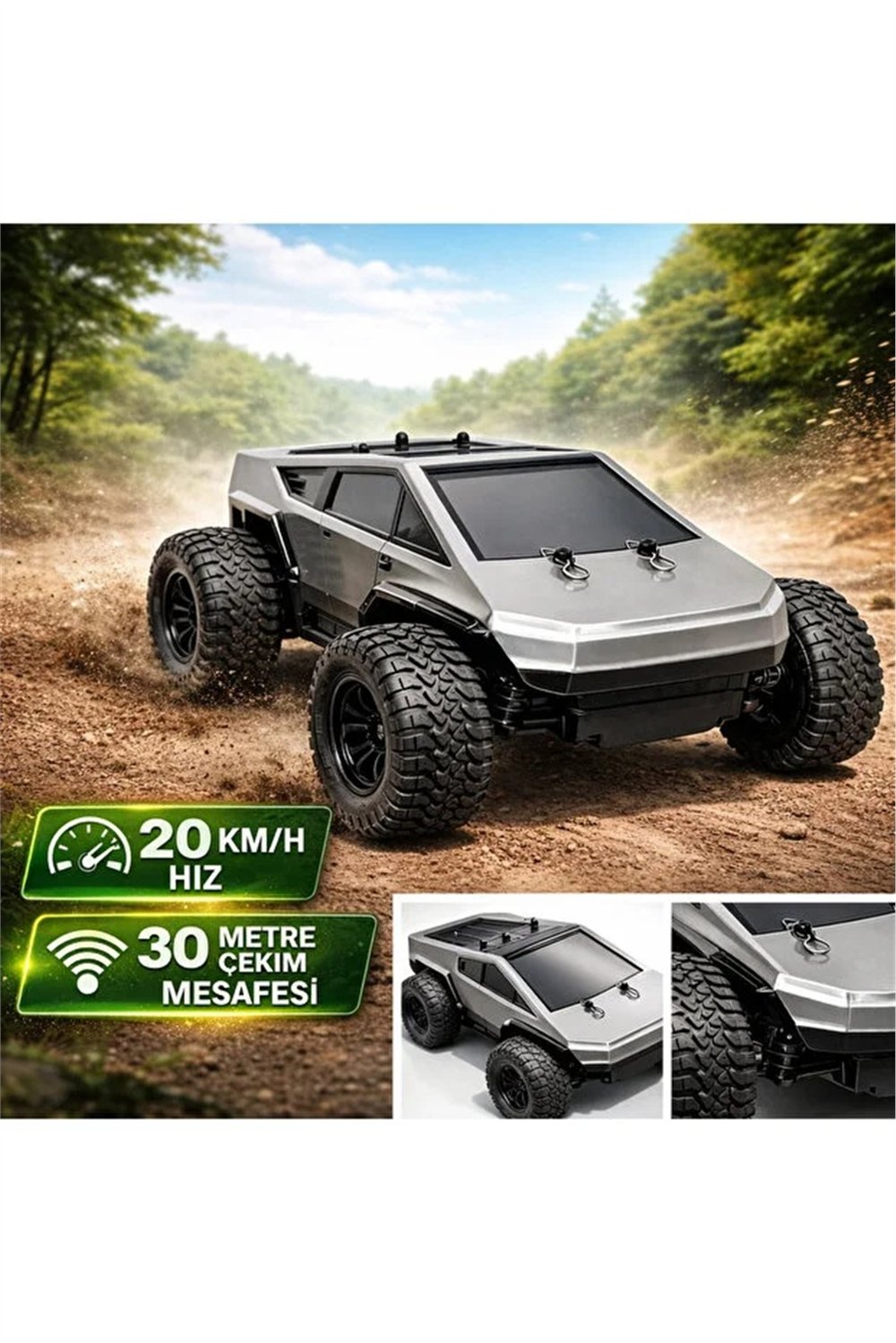 SEH-RQ3050 2.4G 1:18 U/K TESLA PIKAP YUKSEK HIZLI 18